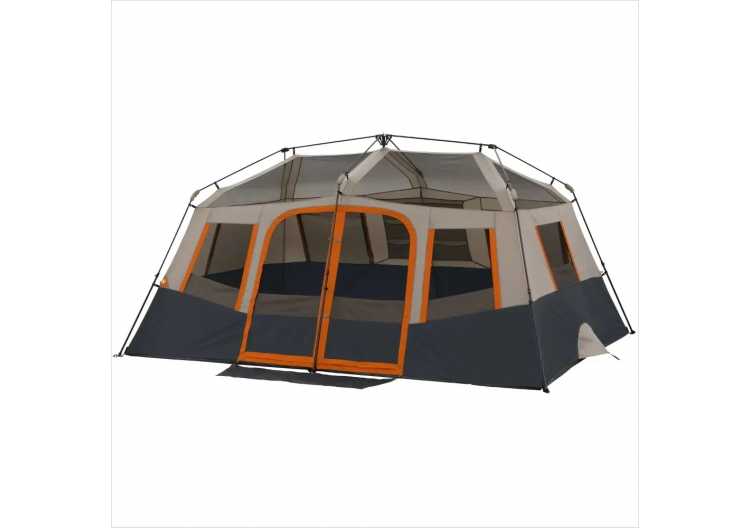 10-Person camping tents 14' x 10'  Instant Cabin Tent,Includes room divider to create 2-room tent  31.86 lbsCamping