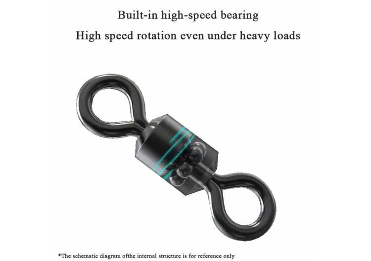 50/100PCS Pin Bearing Rolling Swivel Stainless Steel Snap Pike Fishing Accessories Connector Fishhook Lure Swivels Tackle