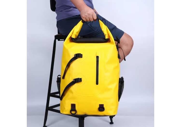 Outdoor Fishing Rafting Waterproof Bucket Bag TPU Material Beach Swimming Backpack Y580