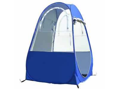Portable Outdoor Fishing Tent UV-protection Tent Pop Up Single Tent Automatic Instant Tent Rain Shading Tent Windows