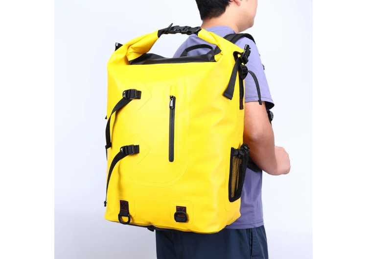 Outdoor Fishing Rafting Waterproof Bucket Bag TPU Material Beach Swimming Backpack Y580