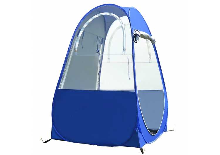 Portable Outdoor Fishing Tent UV-protection Tent Pop Up Single Tent Automatic Instant Tent Rain Shading Tent Windows